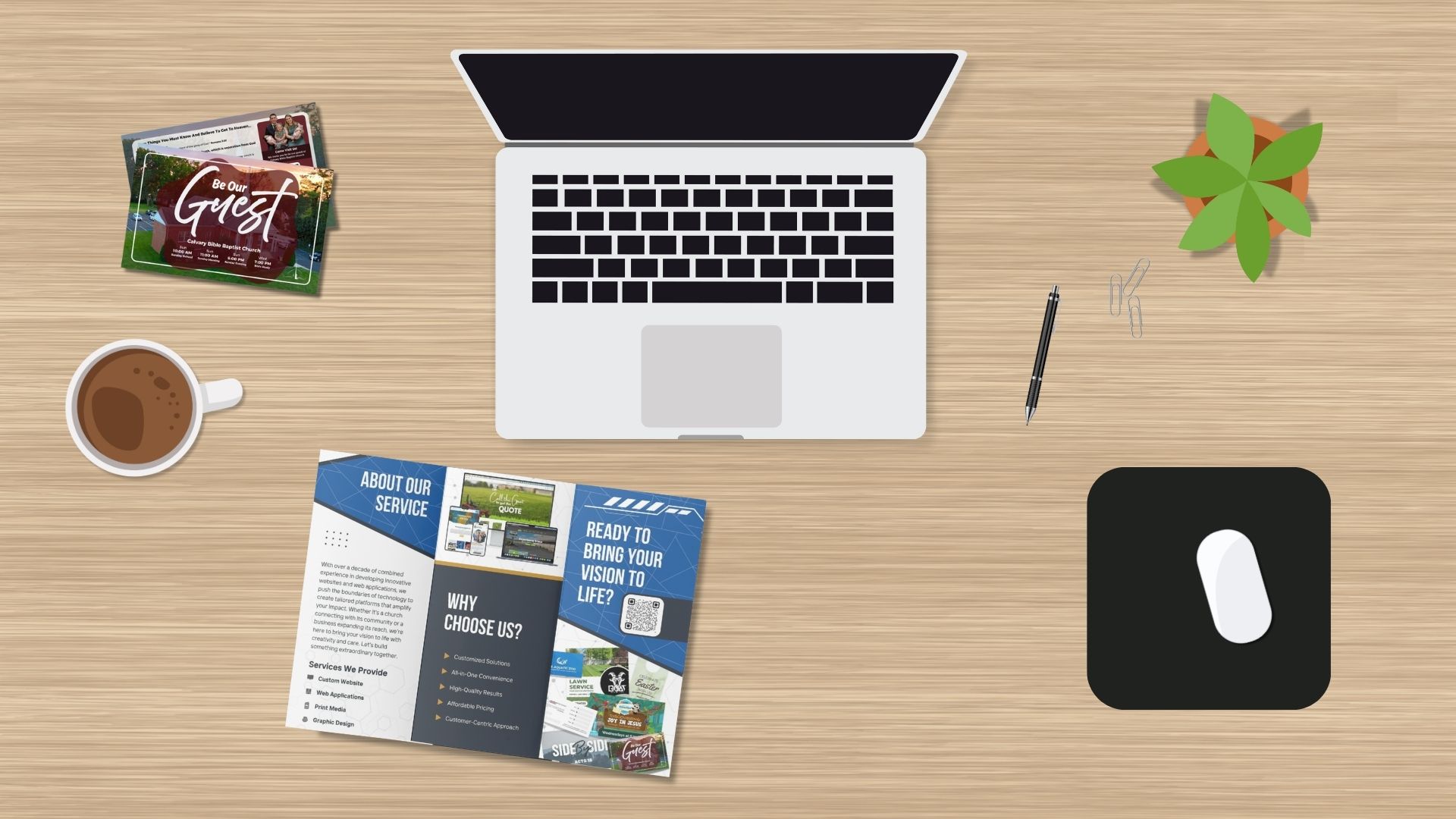 Computer, Tablet, and Phone